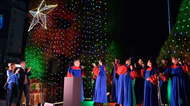 Fue la primera actividad oficial como de Jorge Macri como jefe de Gobierno de la Ciudad.