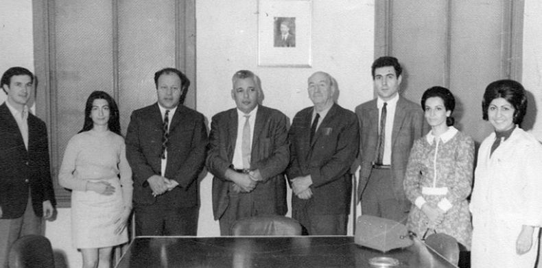 1968 Córdoba Miriani Griselda Pastoriza está ubicada en segundo lugar contando desde la derecha. 