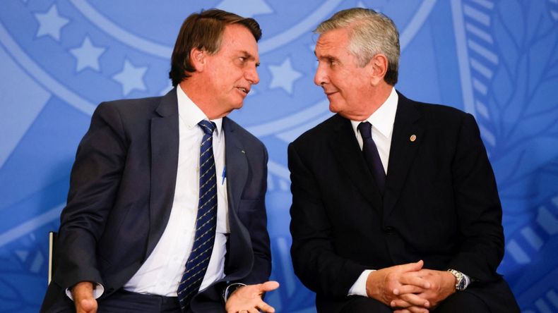 Fernando Collor de Mello junto a otro expresidente