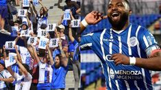 Los hinchas de Godoy Cruz homenajearon al Morro García. Los hinchas de Godoy Cruz homenajearon al Morro García.