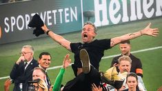 Luis Enrique en los festejos de la UCL. Luis Enrique en los festejos de la UCL.