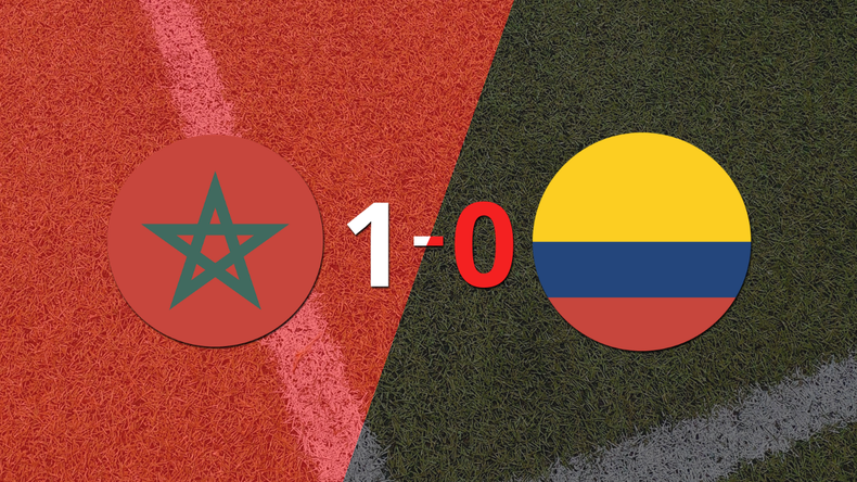 Marruecos le ganó 1-0 como local a Colombia