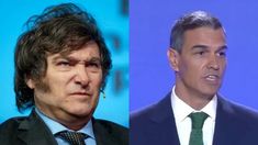 Milei cuestióno a Pedro Sánchez en redes sociales.&nbsp;