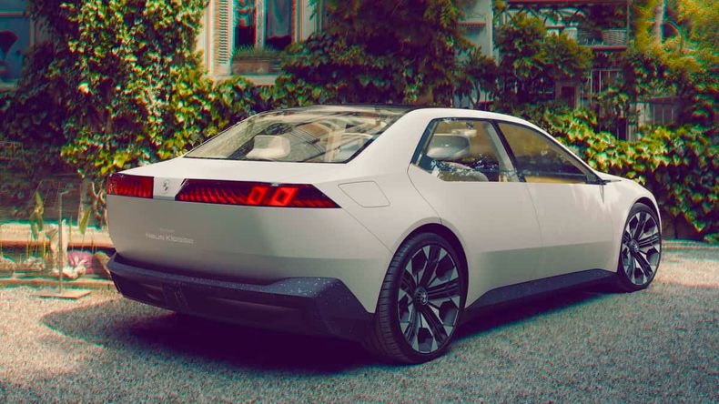 Las líneas futuristas del BMW Neue Klasse.