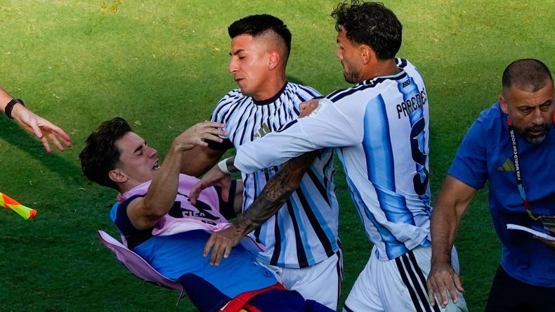 Gavi habló sobre su pelea con Leandro Paredes.&nbsp;