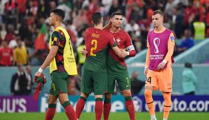 Después de ir al banco ante Suiza, Cristiano Ronaldo no entrenó con los suplentes de Portugal. Después de ir al banco ante Suiza, Cristiano Ronaldo no entrenó con los suplentes de Portugal.