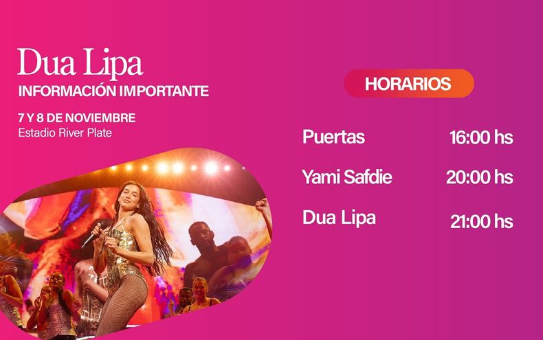 Yami Safdie será la telonera de Dua Lipa.