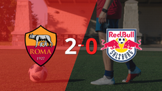 roma clasifico al vencer a su rival red bull salzburgo