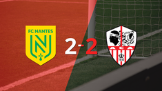 Empate a 2 entre Nantes y Ajaccio AC