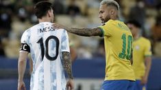 Messi con Neymar tras ganar la Copa América 2021. Messi con Neymar tras ganar la Copa América 2021.