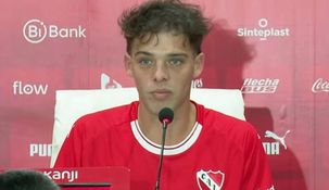 Santiago Maratea sigue adelante con la colecta para Independiente.