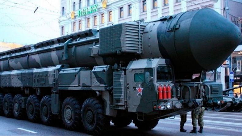 Una de las armas nucleares con las que cuenta Rusia. Una de las armas nucleares con las que cuenta Rusia.