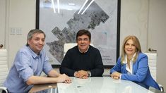 Máximo Kirchner, Espinoza y Magario reunidos en La Matanza.