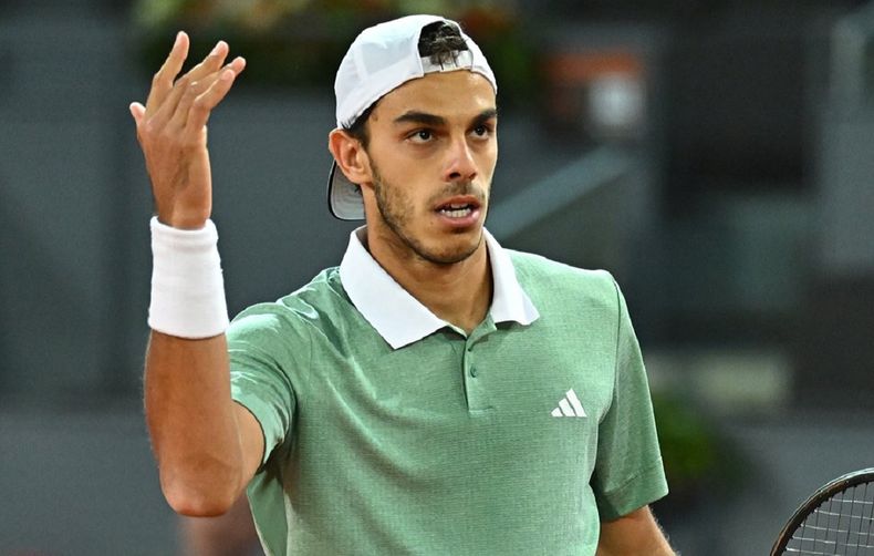 Francisco Cerúndolo se despidió del torneo de Madrid.