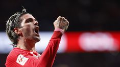 De Paul marcó uno de los goles del triunfo de Atlético de Madrid. De Paul marcó uno de los goles del triunfo de Atlético de Madrid.