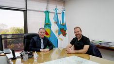 Fernando Gray recibió al jefe comunal de Ezeiza, Gastón Granados.