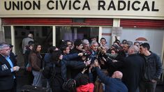 La reunión se llevó a cabo en el comité nacional radical.&nbsp;