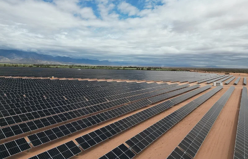 El parque solar Las Lomas