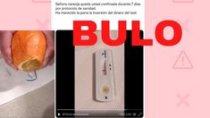 Los negacionistas: intentan demostrar que los test de antígenos son falsos echándoles jugo de naranja. Los negacionistas: intentan demostrar que los test de antígenos son falsos echándoles jugo de naranja.