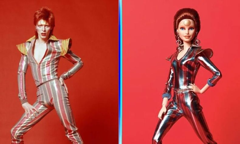 Barbie como Bowie en Space Oddity