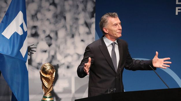 Maurio Macri viajó a Qatar para asistir al Mundial.