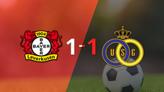 bayer leverkusen y u. saint-gilloise empataron 1 a 1 en el encuentro de ida