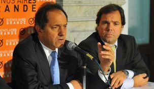Pérez, junto a Scioli, presentó la denuncia ante el juez Kreplak