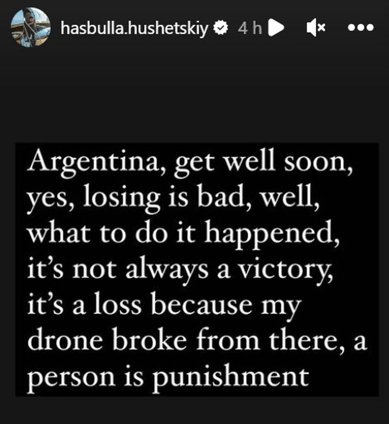 El inesperado mensaje de Hasbulla tras la derrota de la Selección argentina frente a Arabia Saudita