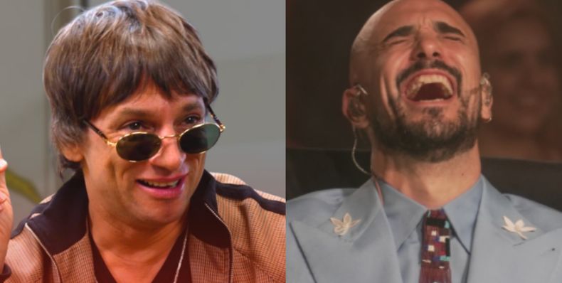 Los músicos se cruzaron en una devolución del reality de talentos.