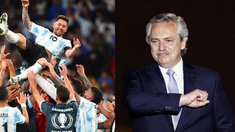 Las felicitaciones del Presidente ante el triunfo de la Selección. Las felicitaciones del Presidente ante el triunfo de la Selección.