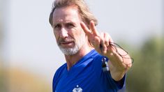 Ricardo Gareca, DT de Vélez. Ricardo Gareca, DT de Vélez.
