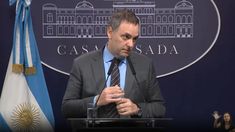 El vocero presidencial, Manuel Adorni.