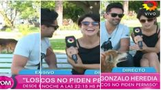 Agustina Cherri y Gonzalo Heredia, juntos en un móvil: perlita con un perro y chistes de doble sentido Agustina Cherri y Gonzalo Heredia, juntos en un móvil: perlita con un perro y chistes de doble sentido