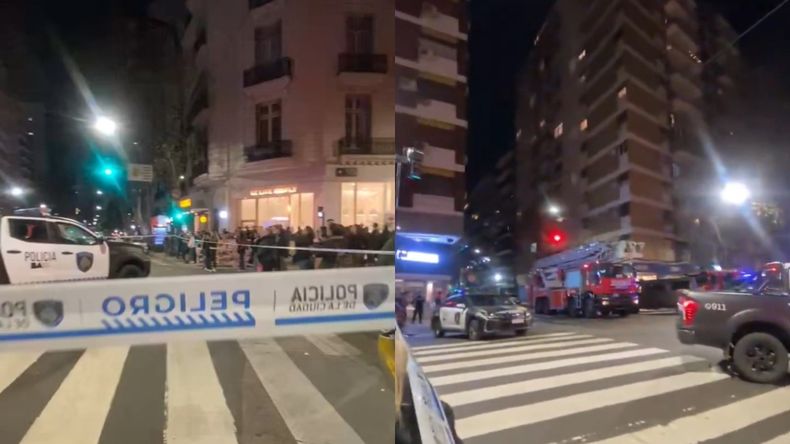 Gran despliegue policial en Recoleta.&nbsp;