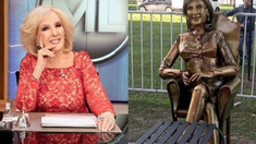 Mirtha pidió modificaciones en su estatua. Mirtha pidió modificaciones en su estatua.