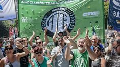 ATE, con el liderazgo de Aguiar, intervino en la marcha de la CGT.
