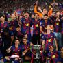 El Barça dio la vuelta olímpica frente a su eterno rival. El Barça dio la vuelta olímpica frente a su eterno rival.