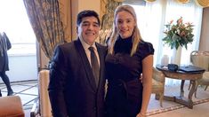 Diego Maradona y Rocío Oliva Diego Maradona y Rocío Oliva