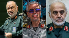 Los comandantes que perdieron la vida en el ataque de Israel.