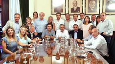 El bloque de senadores de JxC.