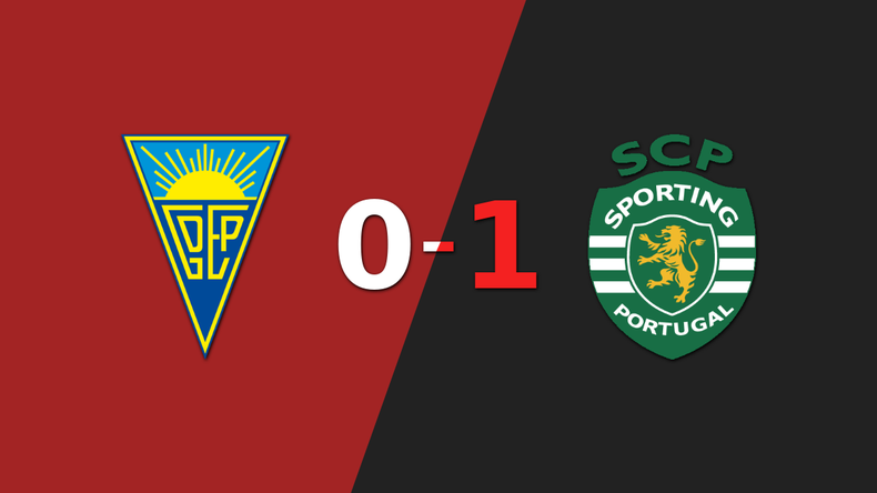 A Sporting Lisboa no le sobró nada, pero venció a Estoril por 1 a 0