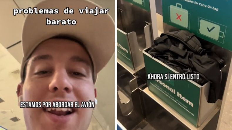 Un argentino reveló un truco para no pagar el exceso de equipaje y su consejo fue viral.