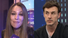 Pampita, lejos de García Moritán. Pampita, lejos de García Moritán.