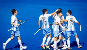 La Selección argentina masculina se impuso 2-1 ante el vigente campeón olímpico en Bélgica.