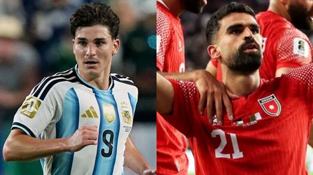 Selección argentina vs. Jordania.