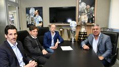 Kicillof y Tapia junto a Insaurralde y Ríos Ordoñez en el acuerdo. Kicillof y Tapia junto a Insaurralde y Ríos Ordoñez en el acuerdo.