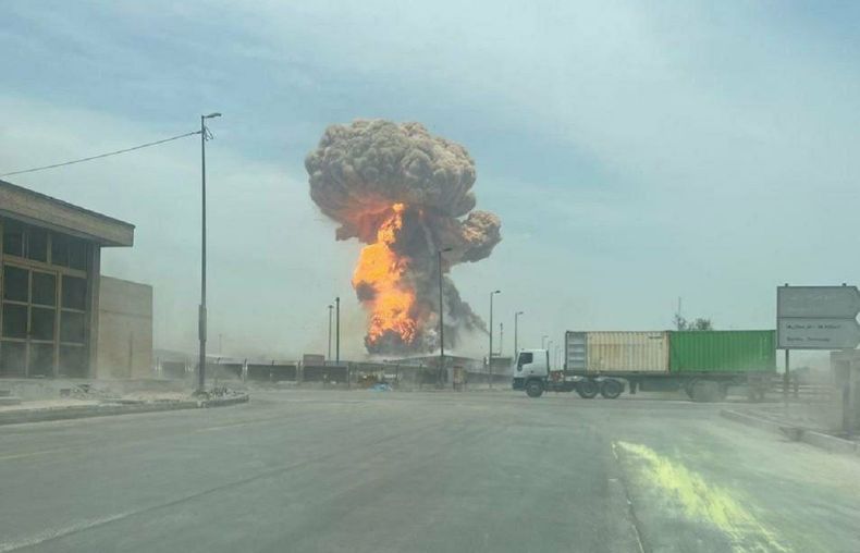 Ya hay 40 muertos y 1.000 heridos por la explosión en un puerto en Irán.