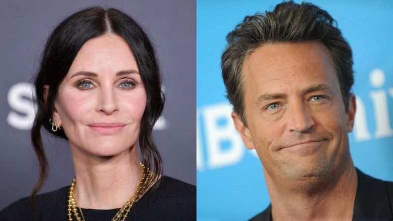 Courteney Cox apareció por primera vez tras la muerte de Matthew Perry.