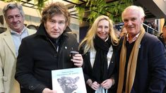 Milei durante su última visita a La Rural.