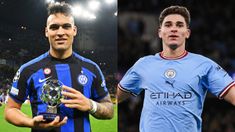 Duelo de argentinos: Lautaro Martínez (Inter) y Julián Álvarez (City). Duelo de argentinos: Lautaro Martínez (Inter) y Julián Álvarez (City).